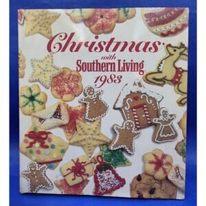 Christmas with Southern Living 1983 Hardback Cookbook & Idea Book Dust Jacket